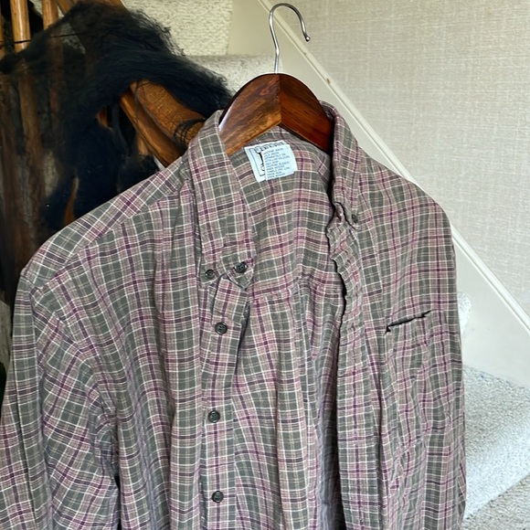 Field Gear Vintage Cotton Fall Plaid Button-Up Shirt - Picture 4 of 12